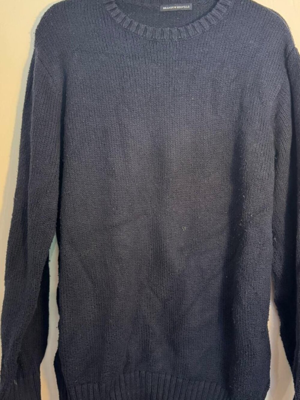 Brandy Melville Women's Navy Sweater